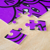 Puzzels Paarse katten (Zijkant)