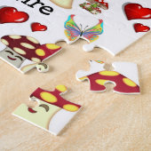 Puzzels-paddenstoel, Angels, Rainbows-vlinder Legpuzzel (Zijkant)