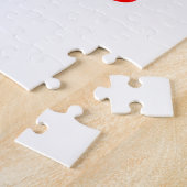 Puzzels Paraplu Rode Harten Gelukkige Valentijnsda (Zijkant)