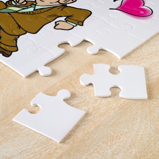 Puzzels Party time Old Couple Dancing (Zijkant)