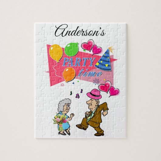 Puzzels Party time Old Couple Dancing (Verticaal)