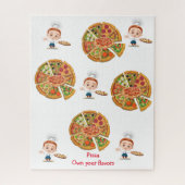 Puzzels Pizza Pie Ewn uw Flavors (Verticaal)