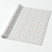 Puzzels - primaire omtreklijn witte achtergrond cadeaupapier (Uitgerold)