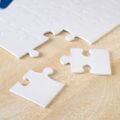 Puzzels Roze bloem visgoud (Zijkant)