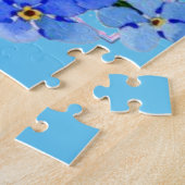 Puzzels Roze Floral Monogram (Zijkant)