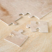 Puzzels Roze Floral Monogram (Zijkant)