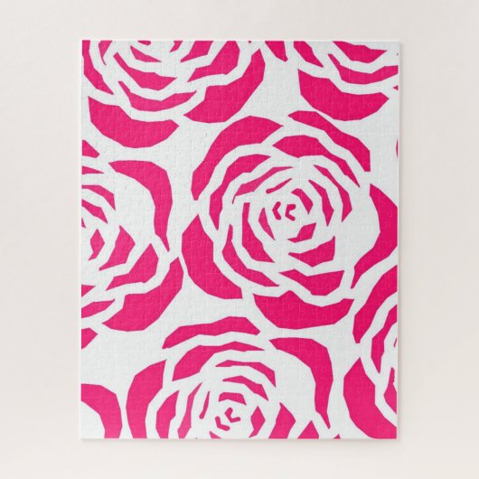 Puzzels Roze Luipaard Patroon (Verticaal)