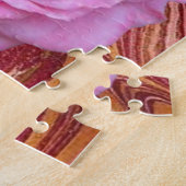 Puzzels Roze roze paardpaarden (Zijkant)