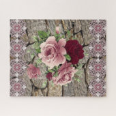 Puzzels Rozen Bloemrijke Rots (Horizontaal)