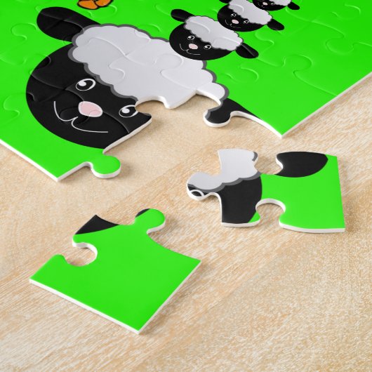 Puzzels Sheep Floral (Zijkant)