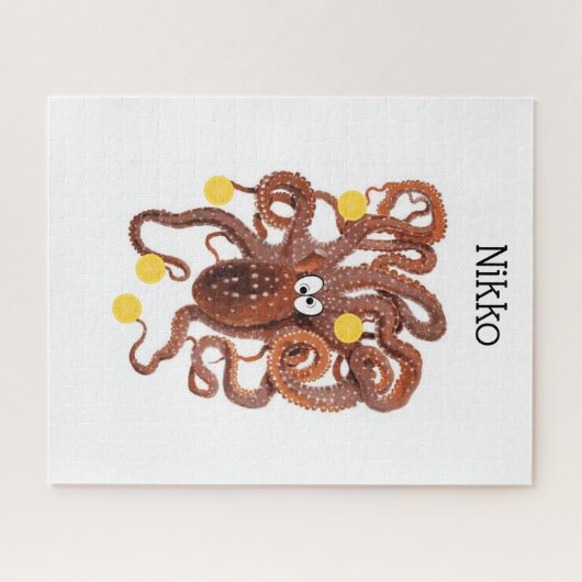 Puzzels Sinaasappels Octopus (Horizontaal)