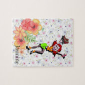 Puzzels Skating Floral (Horizontaal)