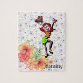 Puzzels Skating Floral (Verticaal)