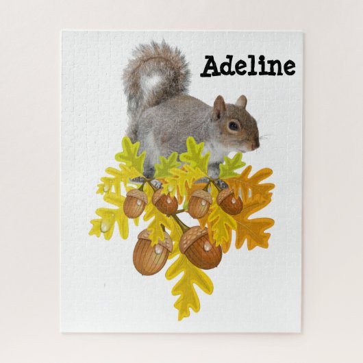 Puzzels Squirrel Acorn (Verticaal)