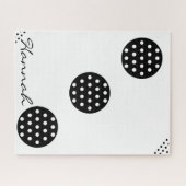 Puzzels Stippen rond zwart/wit (Horizontaal)