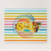 Puzzels Stripe Giraffe Fruit (Horizontaal)