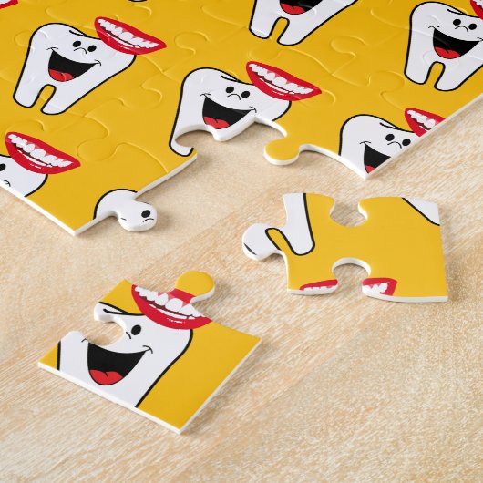 Puzzels Tand Mond Lippen Tandarts (Zijkant)