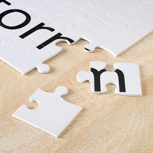 Puzzels Uitdagend Wit Polar Beer (Zijkant)