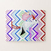 Puzzels Uitdagende Grote Zuster Stripe (Horizontaal)