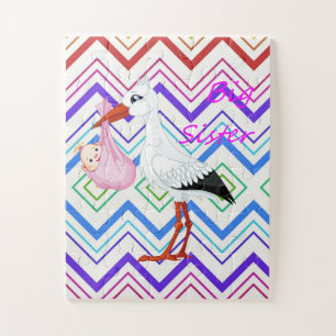 Puzzels Uitdagende Grote Zuster Stripe