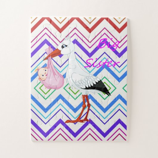 Puzzels Uitdagende Grote Zuster Stripe (Verticaal)