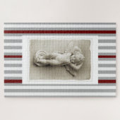 Puzzels Uitdagende Witte Bourgogne Engel (Horizontaal)