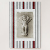 Puzzels Uitdagende Witte Bourgogne Engel (Verticaal)