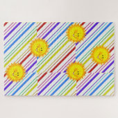 Puzzels Uitdagende Zonnestreep Kleurrijk (Horizontaal)