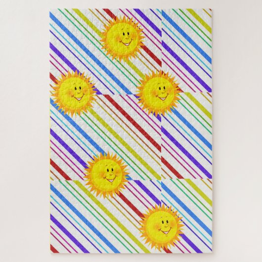 Puzzels Uitdagende Zonnestreep Kleurrijk (Verticaal)