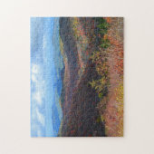 puzzels - Uitzicht in het najaar, blauwe parkeerpl (Verticaal)