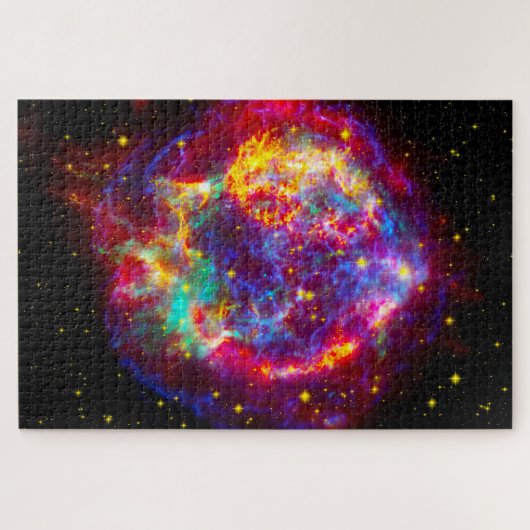 Puzzels van het sterrenbeeld Cassiopeia. (Horizontaal)