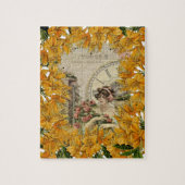 Puzzels Victoriaans Floral Flowers (Verticaal)