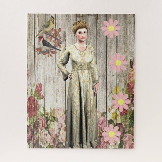 Puzzels Victoriaanse Bloemen (Verticaal)