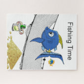 Puzzels Vist Net Fish Zand Worm (Horizontaal)