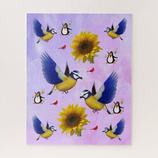Puzzels Vogels Pinguïn (Verticaal)