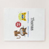 Puzzels voor en na koffie-katten niet paniek (Horizontaal)