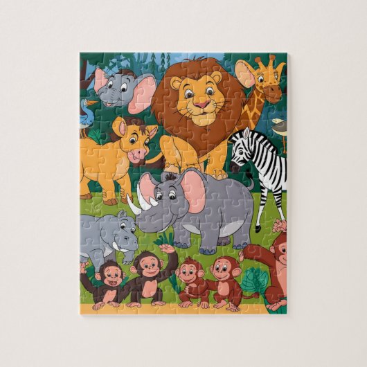 Puzzels voor kinderen: het plezier van leren en on (Verticaal)