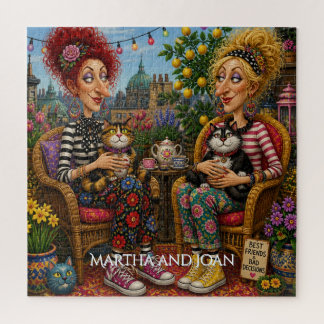 PUZZELS: VROUWEN Beste Vriendinnen & Katten Legpuzzel