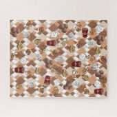 Puzzels Warme Chocolade Marshmallow (Horizontaal)