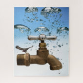Puzzels Water H20 Faucet Eagle (Verticaal)