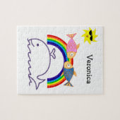 Puzzels Whale Fish Rainbow Sun (Horizontaal)