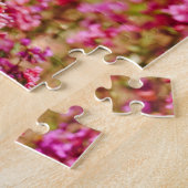 Puzzels White Daisy Dove Pink Floral (Zijkant)