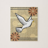 Puzzels White Dove Beige Circles (Verticaal)