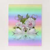 Puzzels White Swans Pastel Colors (Verticaal)