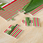 Puzzels White Tulps Red en White Stripes (Zijkant)