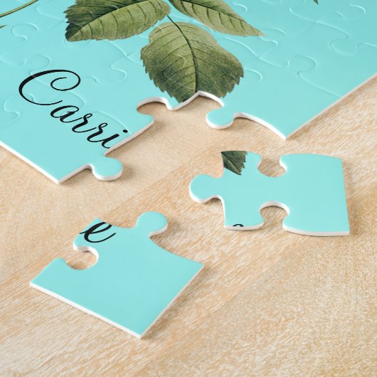 Puzzels Witte Engel Blauwe Vlinder Bloem (Zijkant)