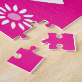 Puzzels Witte Hartjes Gelukkig Valentijnsdag (Zijkant)