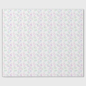 Puzzels - Zomer Overzicht Witte Achtergrond Cadeaupapier (Vlak)
