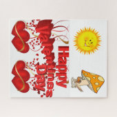 Puzzels Zon Harten Valentijnsdag (Horizontaal)