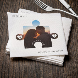 Puzzelstuk Foto Bruidsdouche Servet